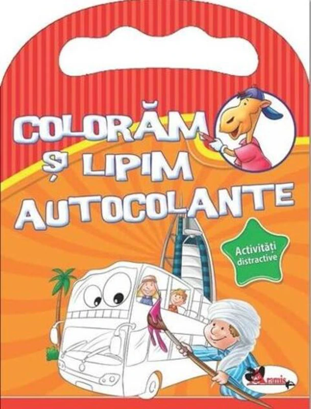 Colorăm și lipim cu autocolante