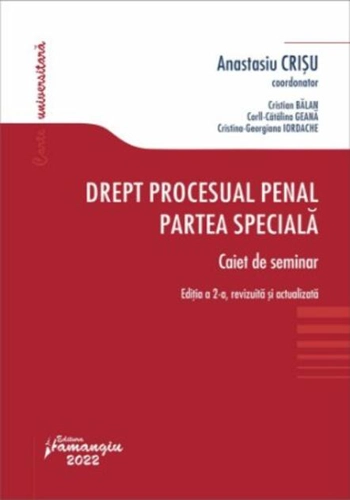 Drept procesual penal. Partea specială