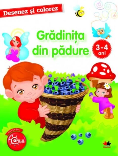 Desenez și colorez. Grădinița din pădure. 3-4 ani