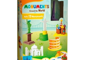 Puzzle 3D Mapology cu monumente din jurul lumii