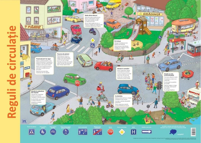 Planșă - Reguli de circulație