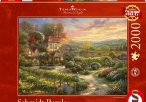 Puzzle 2000 piese Schmidt: Thomas Kinkade - În podgorii