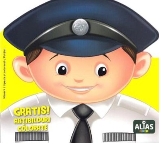 Polițist. Carte de colorat
