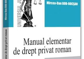 Manual elementar de Drept Privat Român. 2022