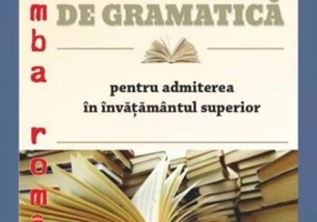 Teste de gramatică pentru admiterea în învățământul superior