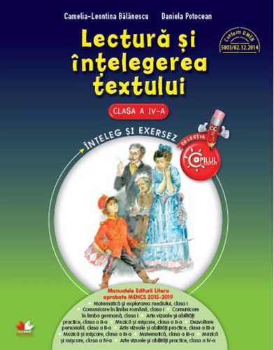 Lectură și înțelegerea textului. Clasa a IV-a