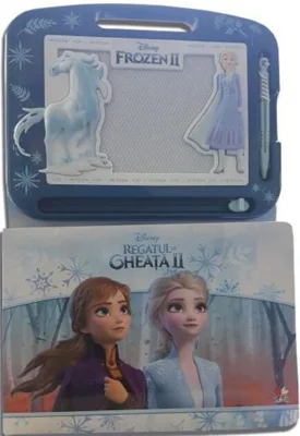 Disney. Regatul de gheață II (Carte cu tăbliță magnetică)