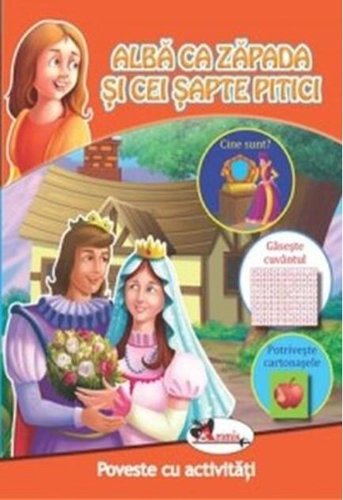 Albă ca zăpada și cei șapte pitici. Poveste cu activități