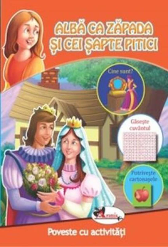 Albă ca zăpada și cei șapte pitici. Poveste cu activități