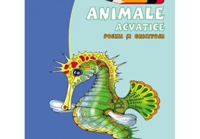 Animale acvatice. Poezii și ghicitori. Carte de colorat