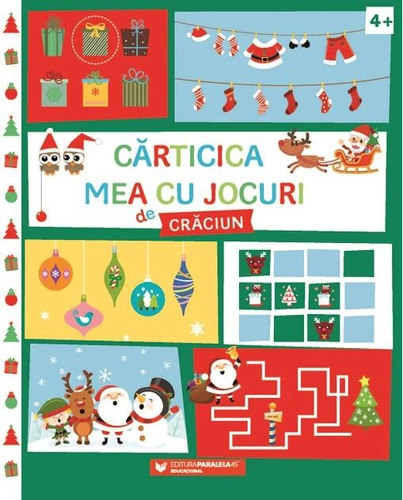 Cărticica mea cu jocuri de Crăciun (4 ani+)