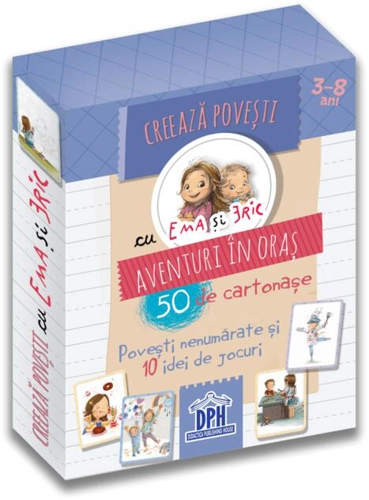 Creează povești cu Ema și Eric. Aventuri în oraș