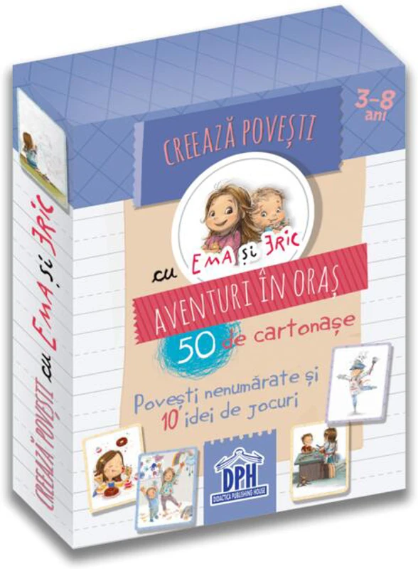 Creează povești cu Ema și Eric. Aventuri în oraș