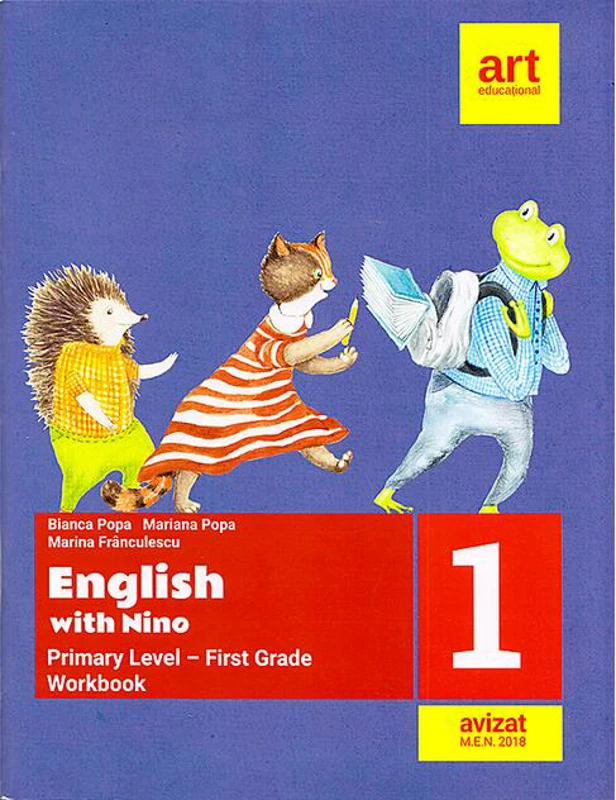 English with Nino. Primary level-First grade. Workbook (Caiet de lucru). Clasa I