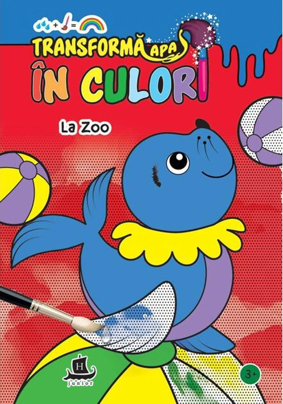Transformă apa în culori. La zoo