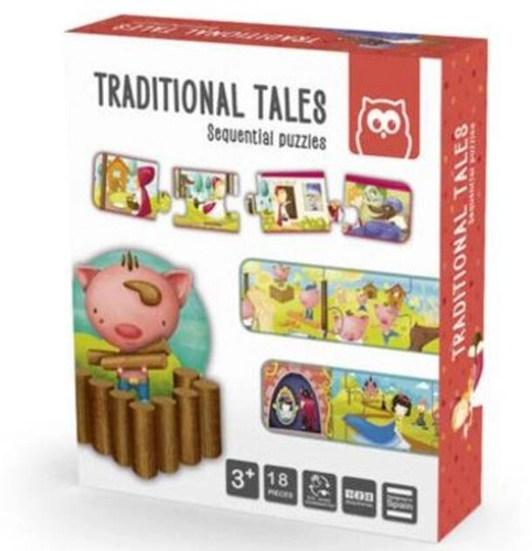 Puzzle educativ Montessori: Povești Tradiționale