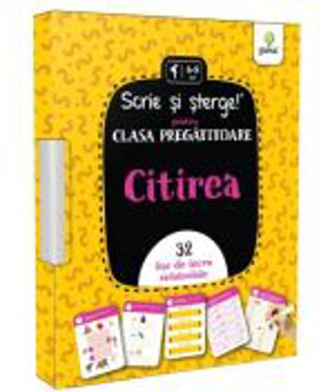 Citirea. Prescolari si clasa pregatitoare. Scrie si sterge!