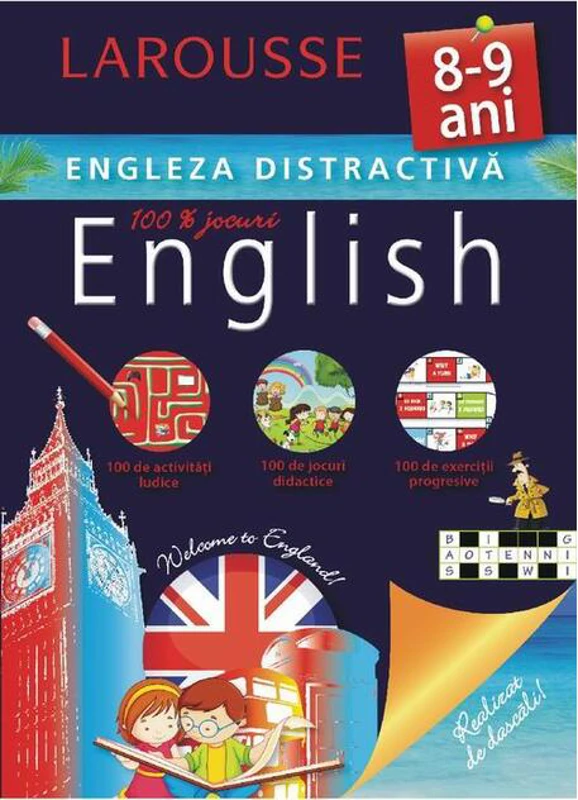 Larousse. Engleza distractivă 8-9 ani