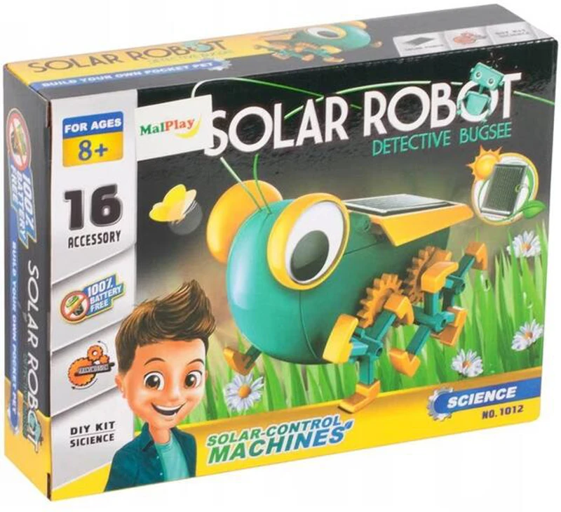 Robot solar de asamblat - Greierașul