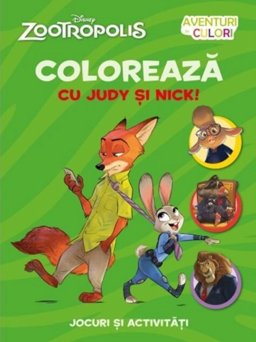 Colorează cu Judy si Nick