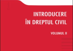 Introducere în dreptul civil (Vol. 2)