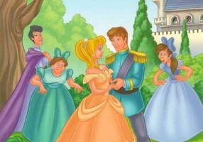 Hai să colorăm! Cenușăreasa