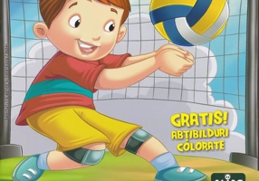 Volei. Carte de colorat