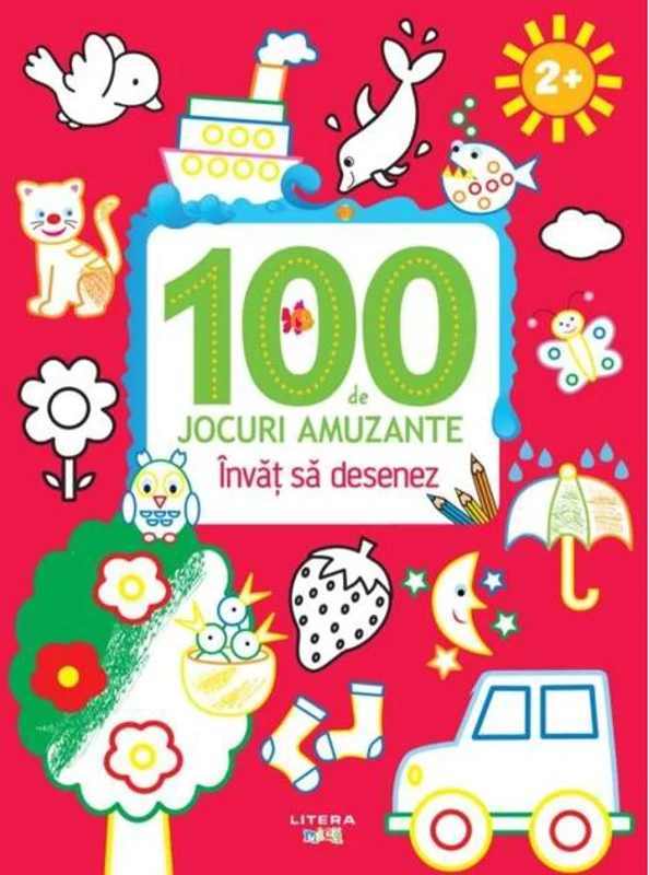 100 de jocuri amuzante. Învăț să desenez