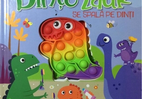 Dintozaur se spală pe dinți