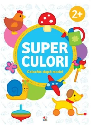 Superculori. Colorăm după model 2+