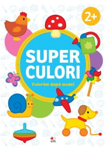 Superculori. Colorăm după model 2+