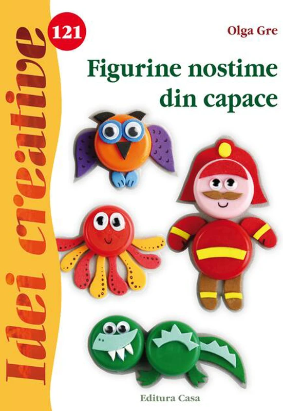 Figurine nostime din capace. Idei creative 121