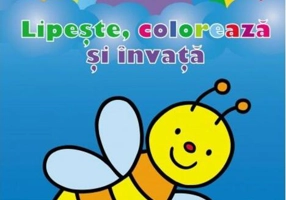 Lipește, colorează și învață. Cuvinte 2. Albinuța