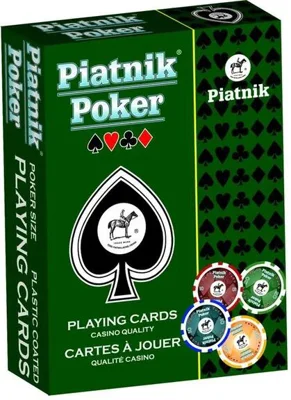 Cărți de joc Piatnik Poker, spate albastru