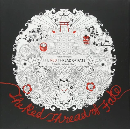 The Red Thread of Fate: A Colour-in Love Story