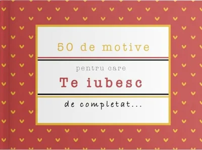 50 de motive pentru care - Te iubesc (roșu)