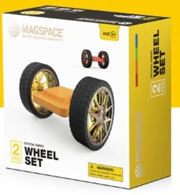 Set magnetic Magspace Crystal Series - Wheel (2 pcs.)