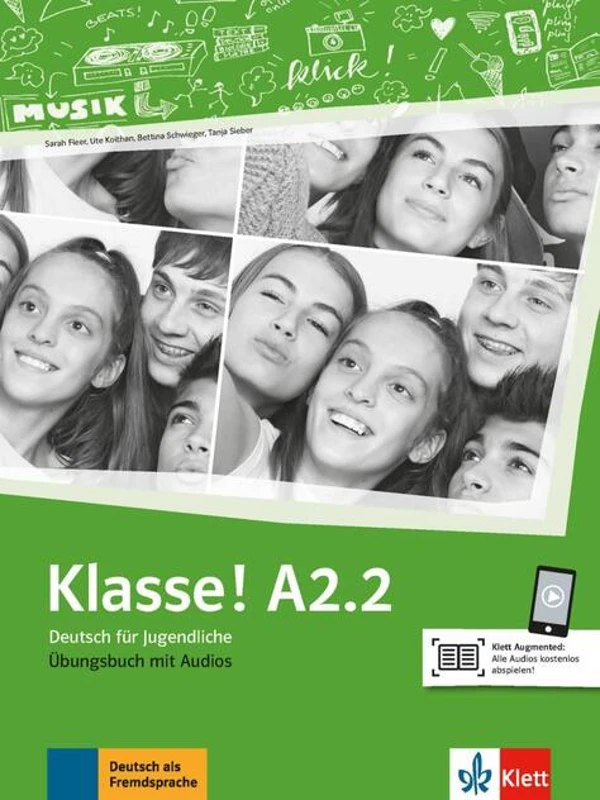 Klasse! A2.2. Übungsbuch mit Audios