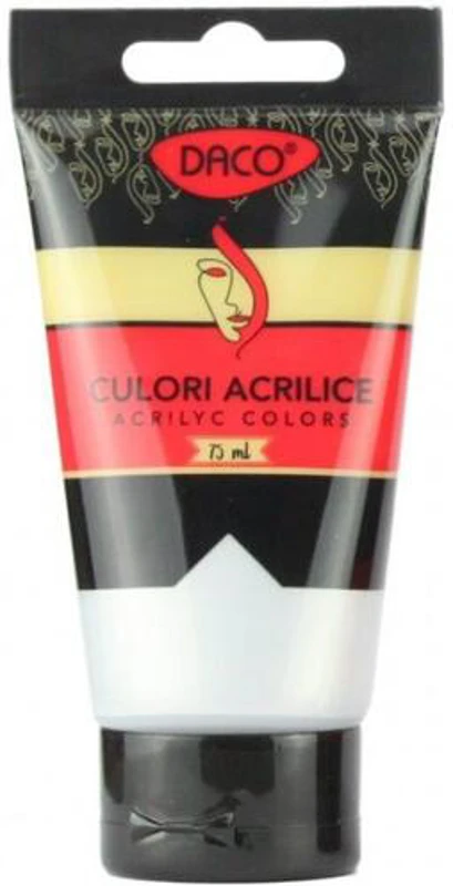 Culori acril 75 ml DACO, argintiu
