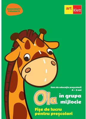 OLA în grupa mijlocie. Fișe de lucru pentru preșcolari (4-5 ani). Semestrul 1. Vol. 2
