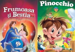 2 Povești: Frumoasa și Bestia și Pinocchio