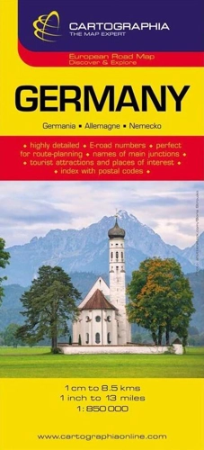 Hartă rutieră Germania