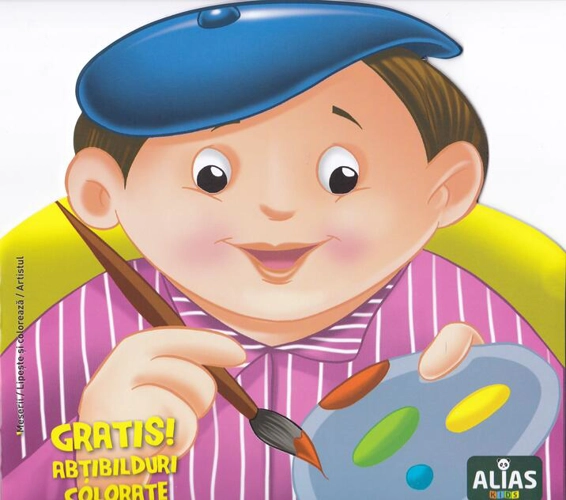 Artistul. Carte de colorat