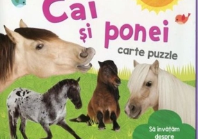 Cai și ponei. Carte puzzle