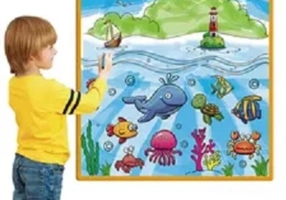 Poster Lavabil de Colorat - Lumea Oceanelor