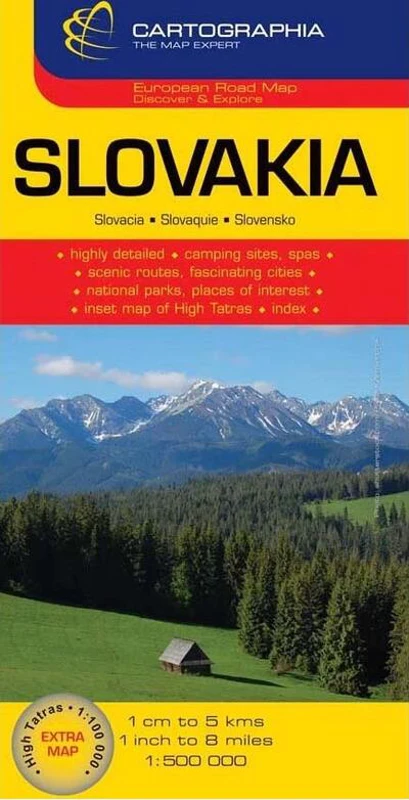 Hartă rutieră Slovacia
