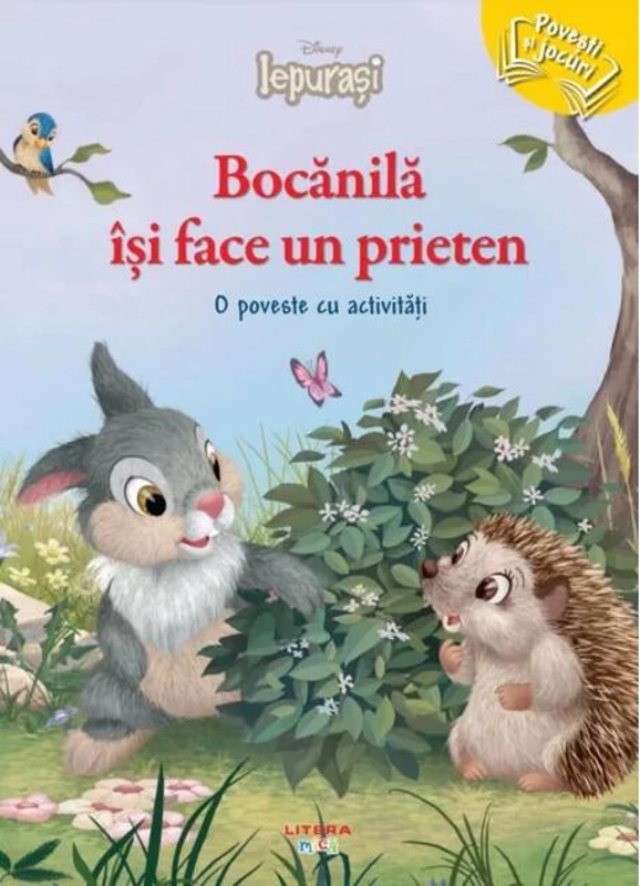 Disney. Iepurași. Bocănilă își face un prieten. O poveste cu activități