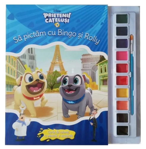 Să pictăm cu Bingo și Rolly
