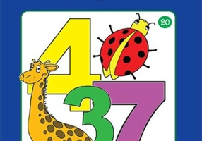 Colorăm și învățăm cifrele. Carte de colorat