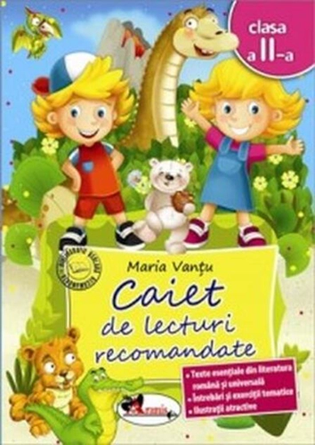 Caiet de lecturi recomandate Clasa a II-a